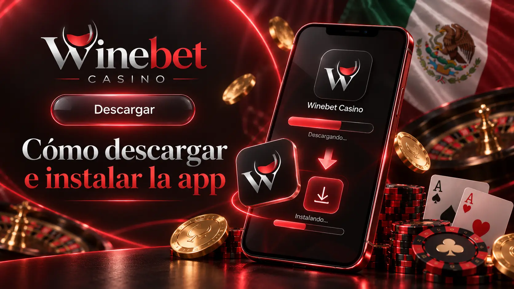 Cómo descargar e instalar la app de Winebet Casino