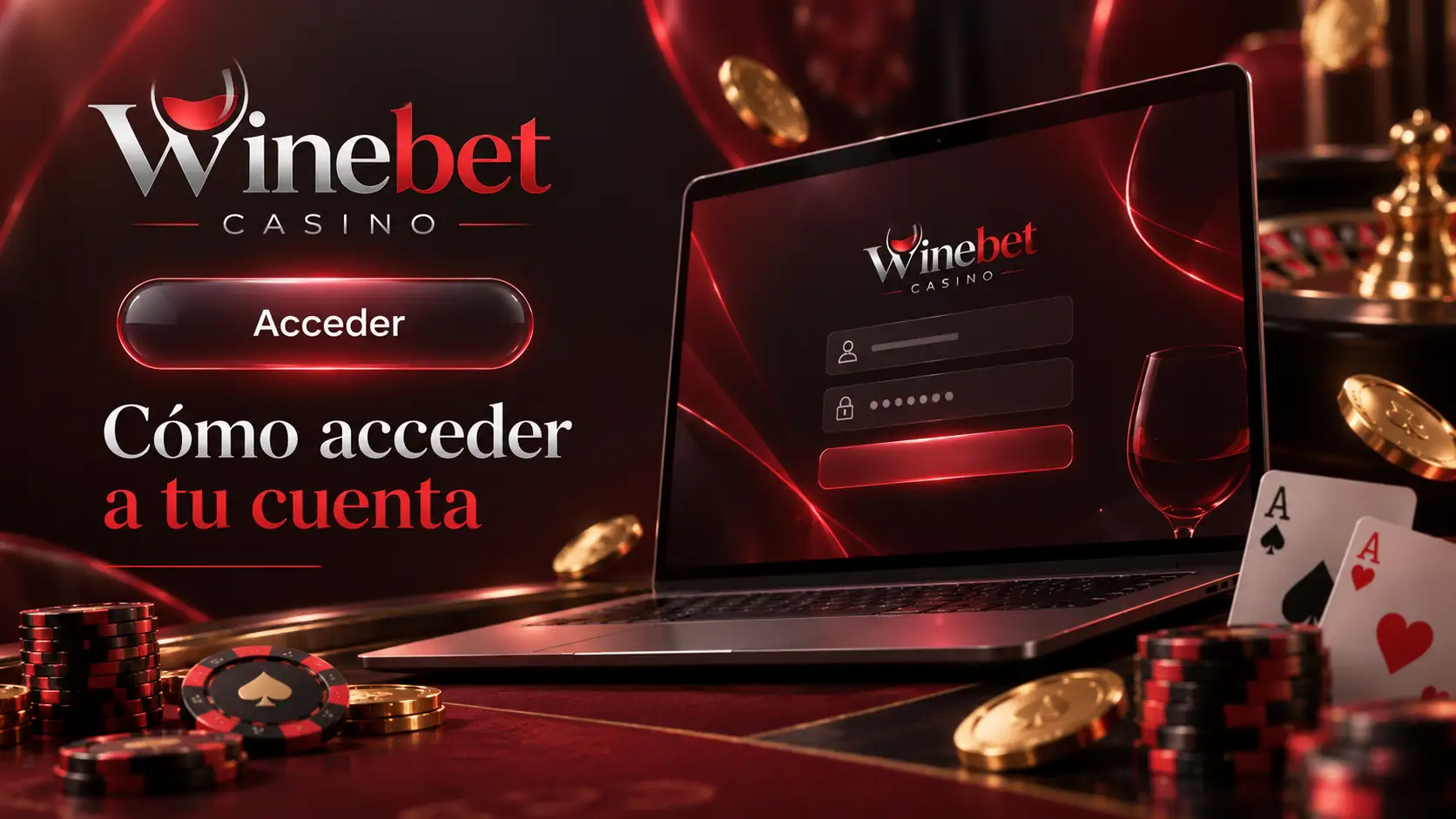 Cómo acceder a tu cuenta de Winebet Casino paso a paso